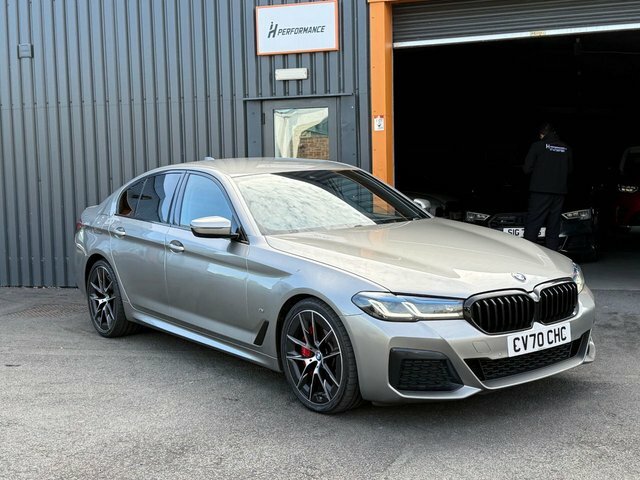 BMW 5 Series 3.0 530D Mht M Sport Edition Saloon Hyb Grey