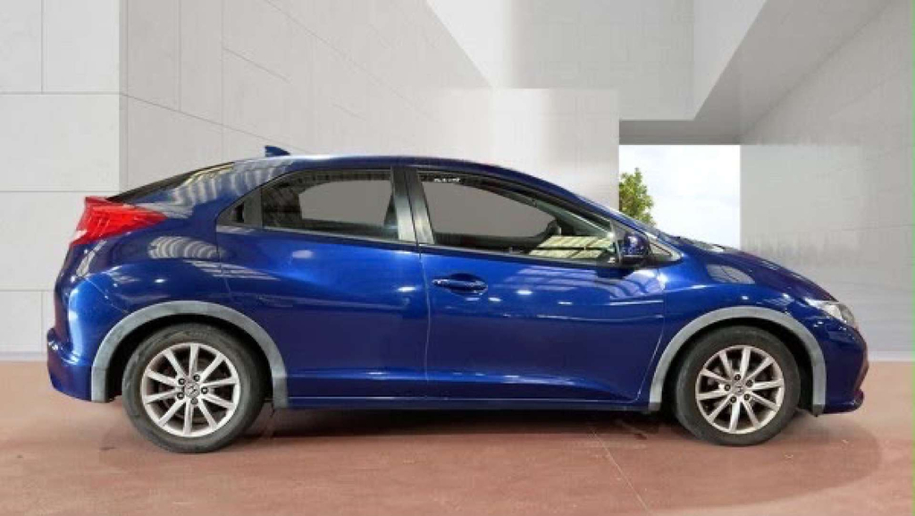 Honda Civic I-vtec Se Blue #5