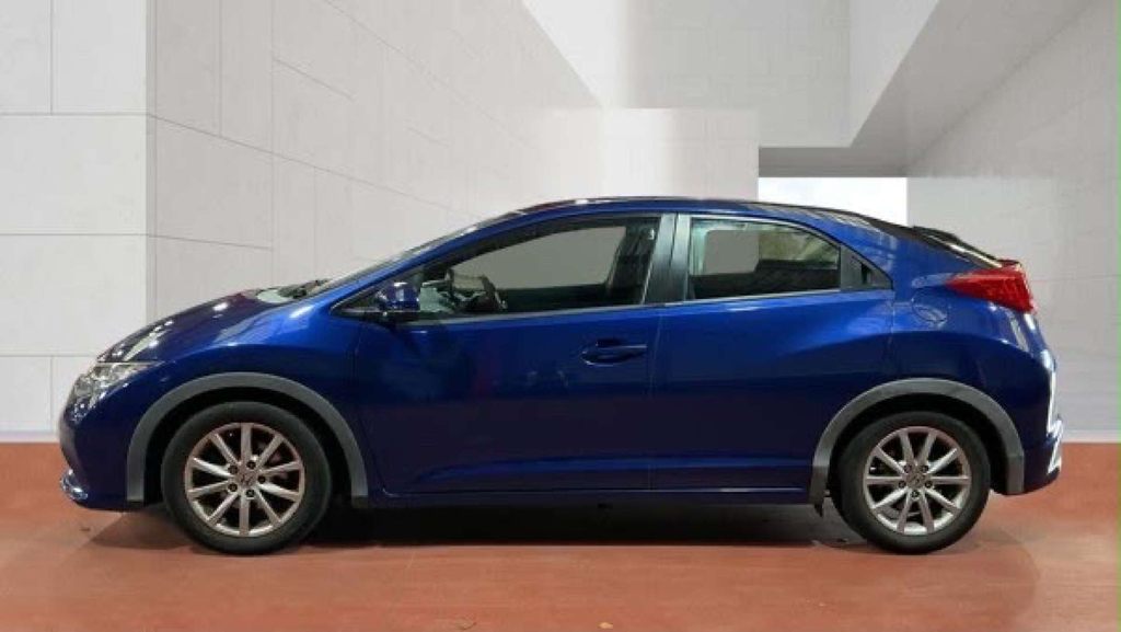 Honda Civic I-vtec Se Blue #6
