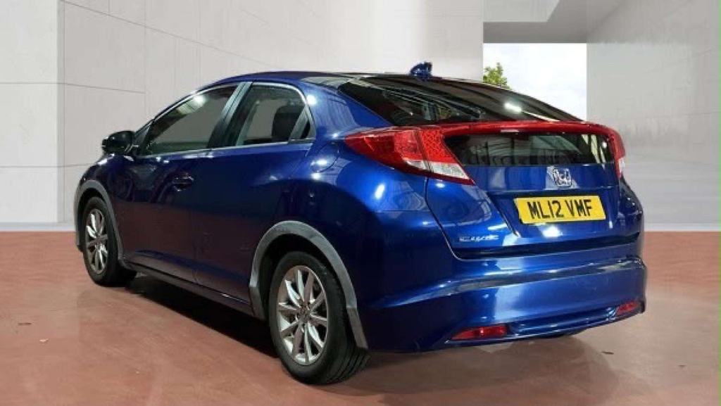 Honda Civic I-vtec Se Blue #3