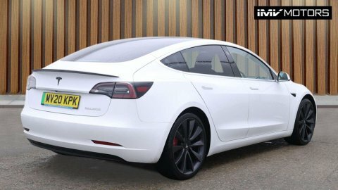 Tesla Model 3 Dual Motor Performance White #4