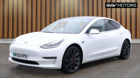 Tesla Model 3 Dual Motor Performance White #2