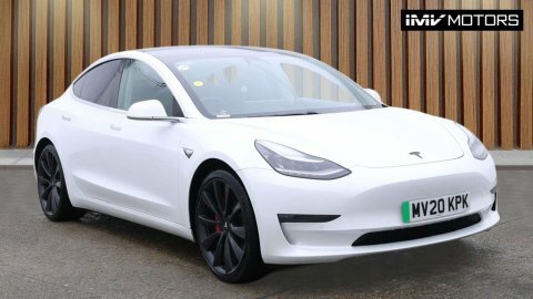 Tesla Model 3 Dual Motor Performance White