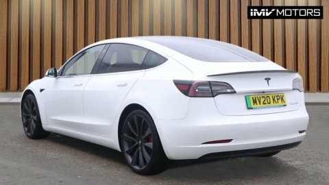 Tesla Model 3 Dual Motor Performance White #3