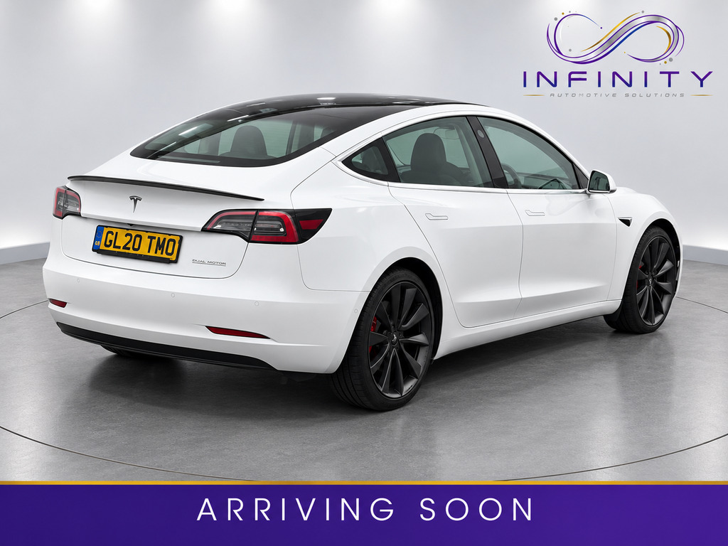 Tesla Model 3 Dual Motor Performance White #2