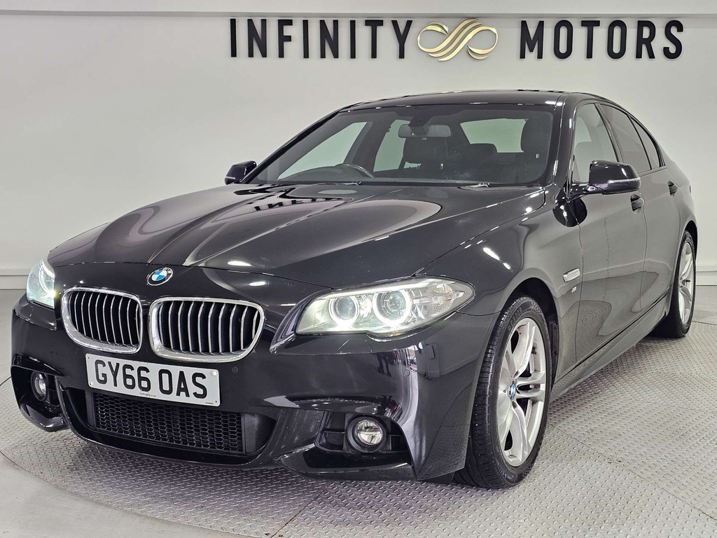BMW 5 Series 520D M Sport Black #4