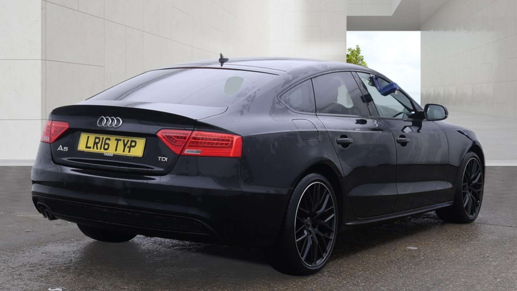 Audi A5 Sportback Black Edition Tdi Black #3