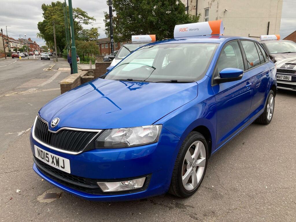 Skoda Rapid Spaceback Hatchback 1.2 Tsi Se Tech Euro 6 Ss 20151 Blue #3