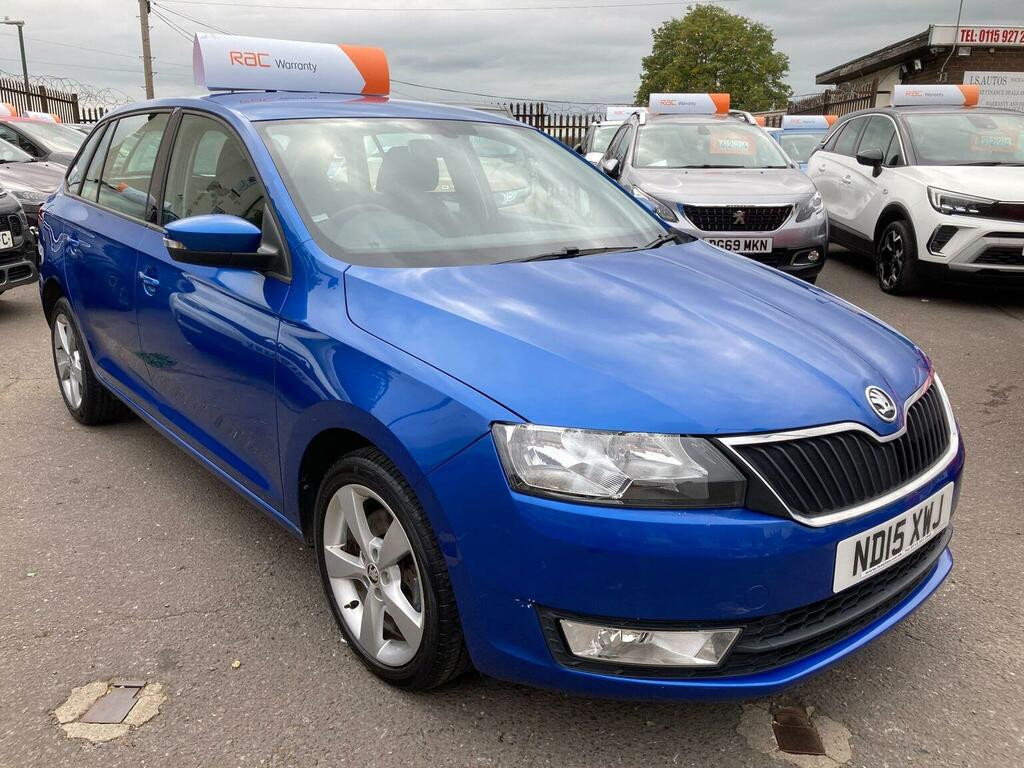 Skoda Rapid Spaceback Hatchback 1.2 Tsi Se Tech Euro 6 Ss 20151 Blue