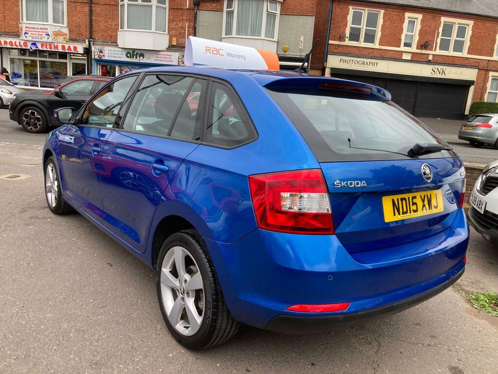 Skoda Rapid Spaceback Hatchback 1.2 Tsi Se Tech Euro 6 Ss 20151 Blue #4