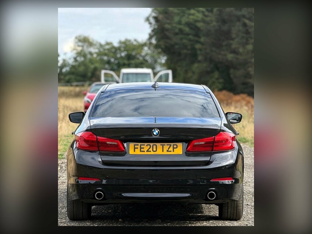 BMW 5 Series 520D Mht M Sport Blue #4