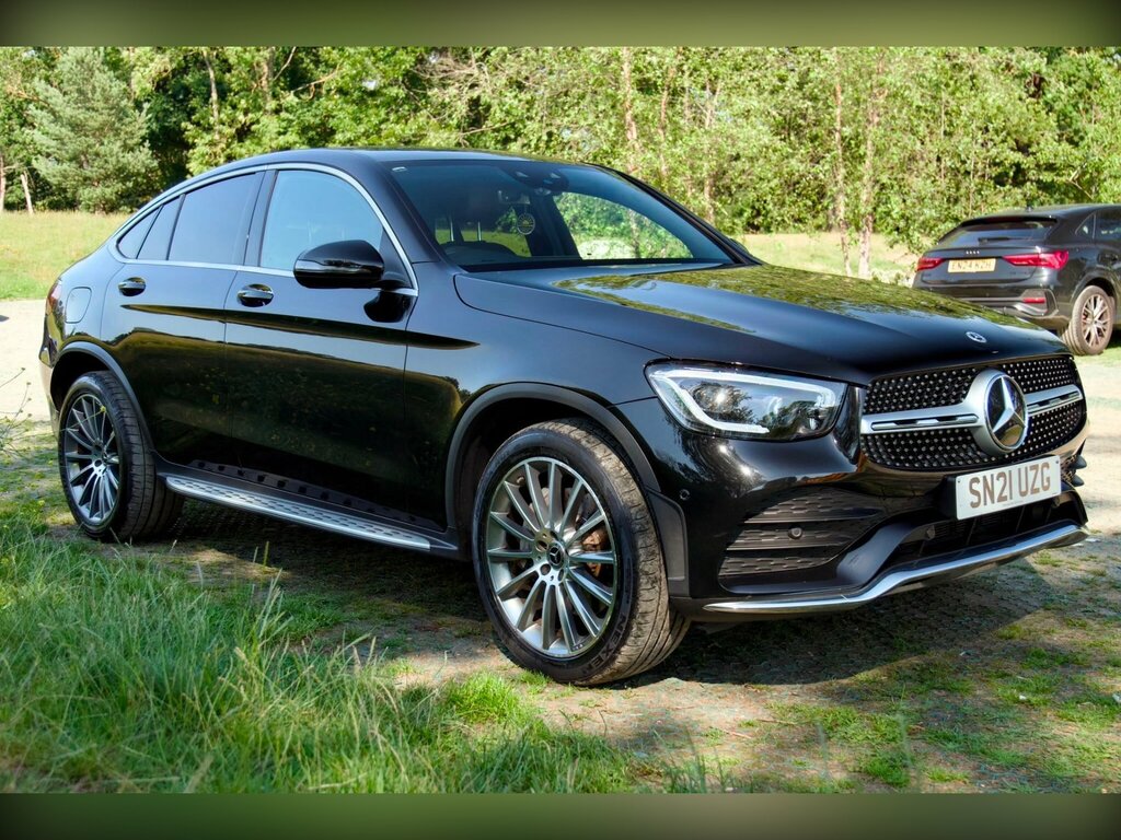 Mercedes-Benz GLC Class 2.0 Glc300h Mhev Amg Line Premium Coupe G-tronic Black