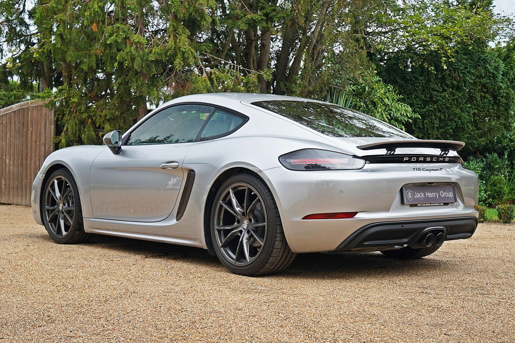 Porsche 718 Cayman T Semi-auto Silver #4