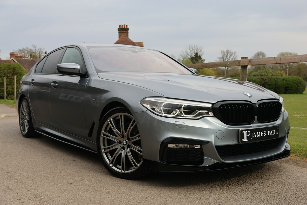 BMW 5 Series 3.0 540I M Sport Saloon Xdrive Eur Blue #4