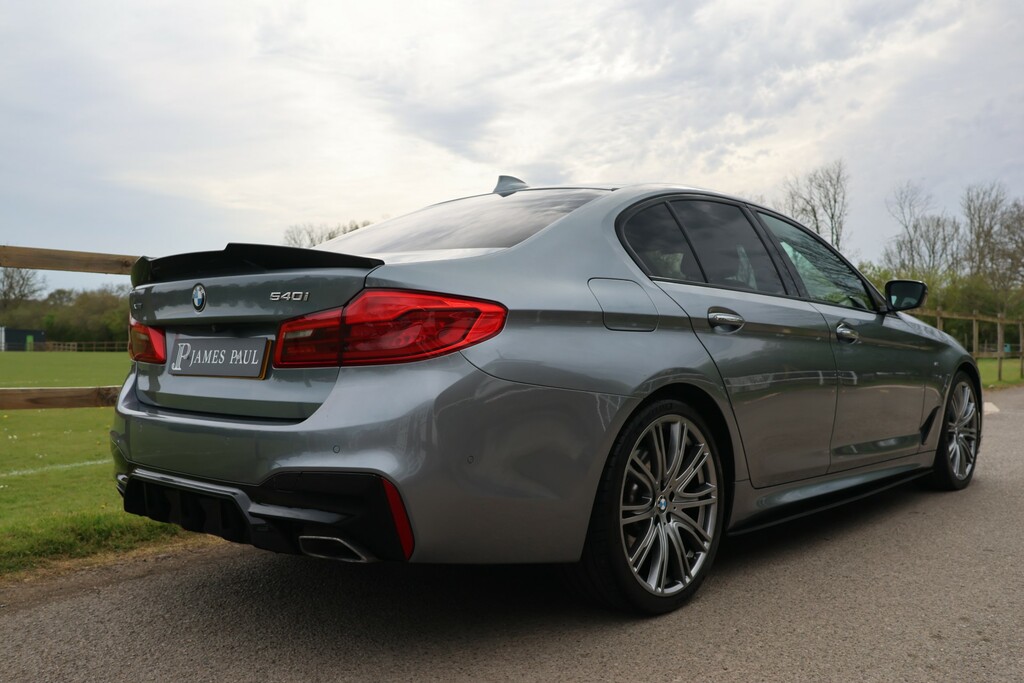 BMW 5 Series 3.0 540I M Sport Saloon Xdrive Eur Blue #3