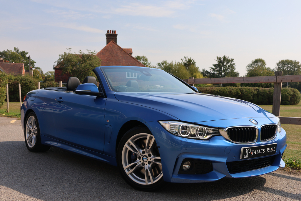 BMW 4 Series 2.0 M Sport Convertible Euro 6 S Blue #4
