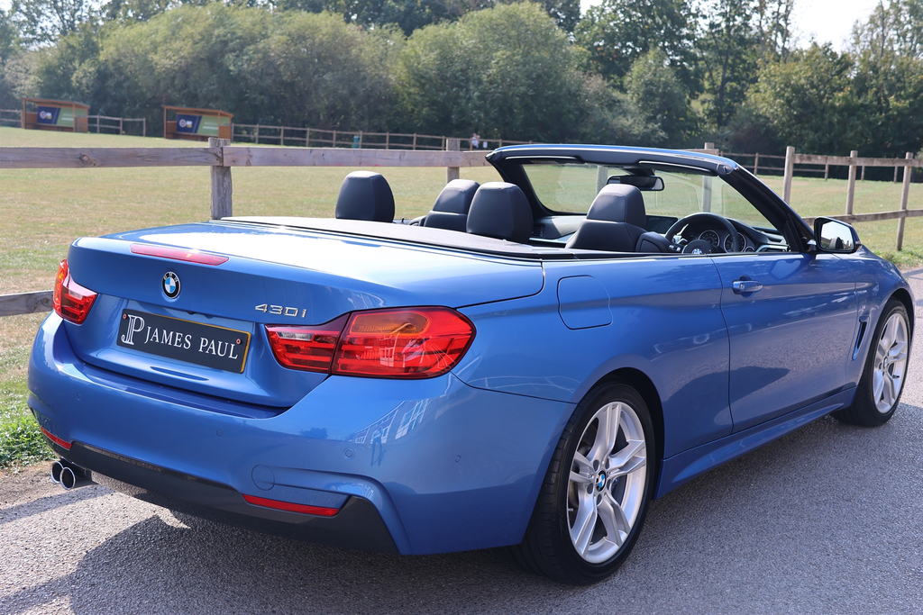 BMW 4 Series 2.0 M Sport Convertible Euro 6 S Blue #3