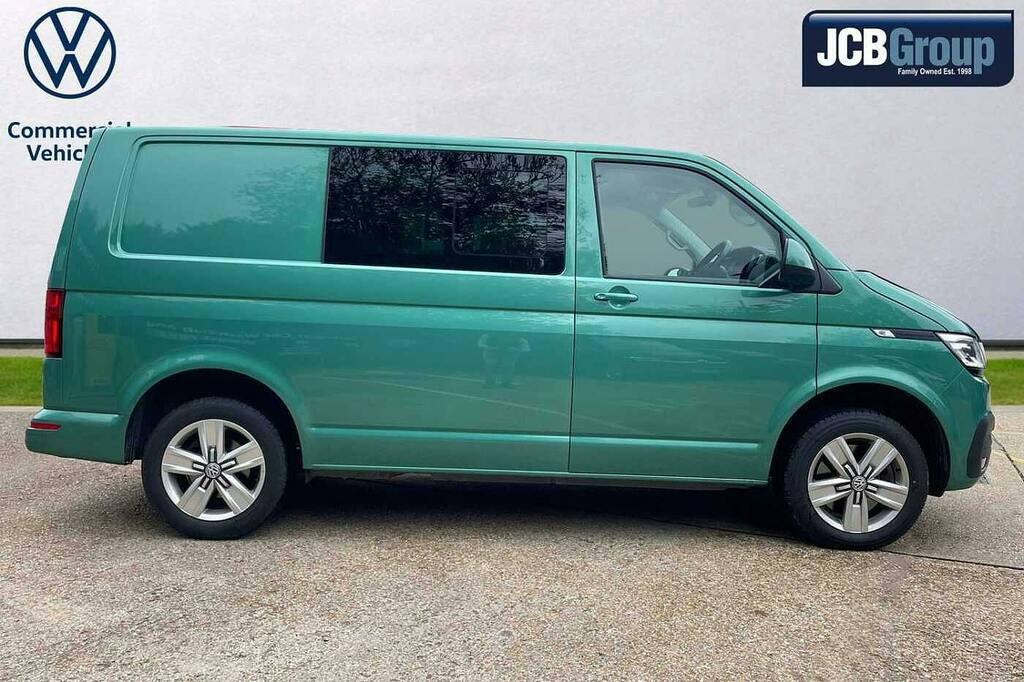 Volkswagen Transporter 2.0 Bitdi T30 Highline Crew Van Double Cab Die Green #4