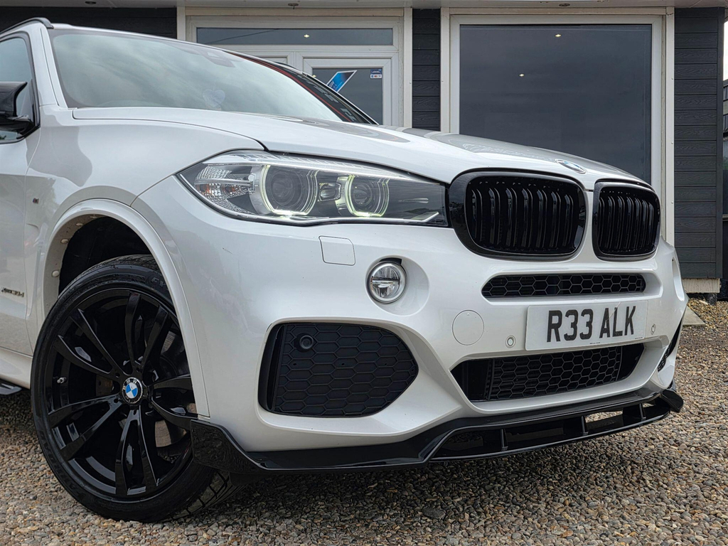 BMW X5 Xdrive40d M Sport White #18
