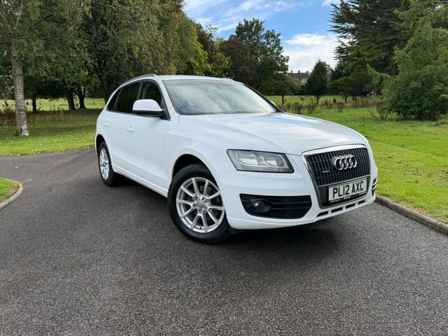Audi Q5 2.0 Tdi S Line Plus Quattro Euro 5 Ss White #1