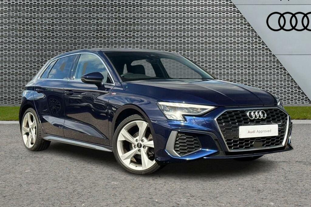 Audi A3 Audi Sportback 35 Tdi S Line S Tronic Black #1