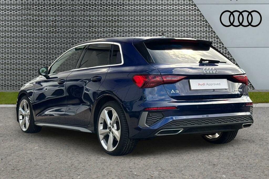 Audi A3 Audi Sportback 35 Tdi S Line S Tronic Black #3