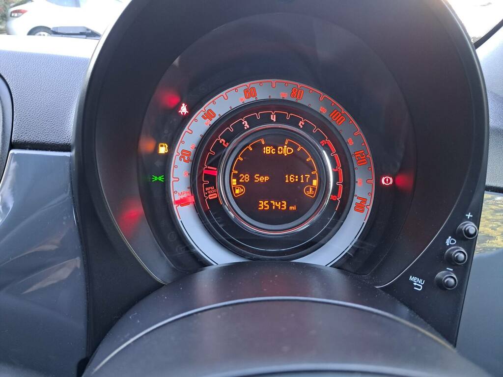 Fiat 500 1.2 500 Lounge White #9