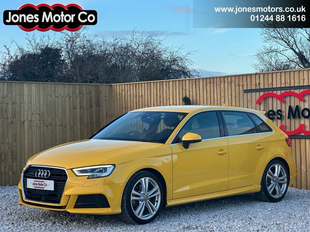Audi A3 2L S Line Yellow