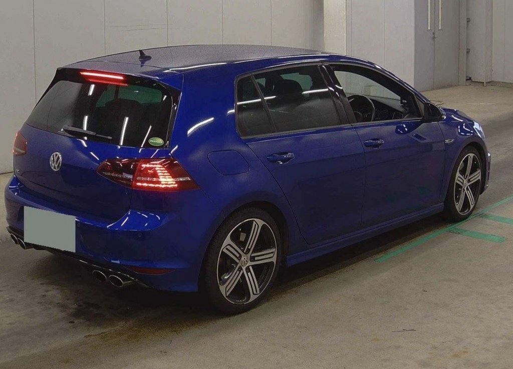Volkswagen Golf 2L R Blue #4