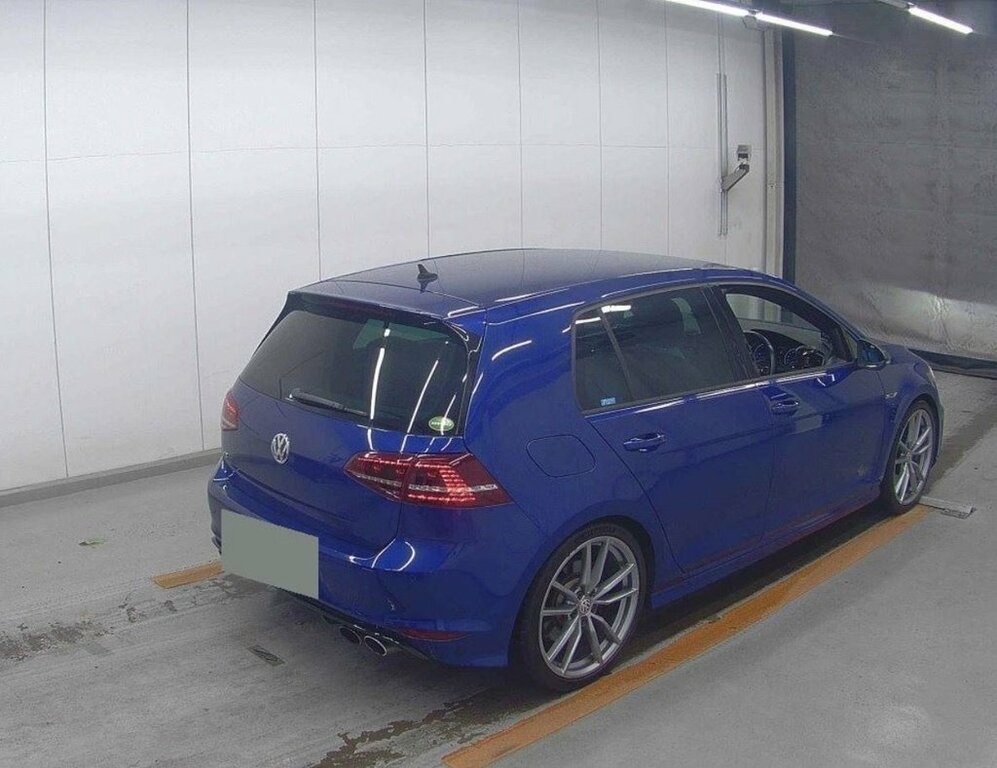 Volkswagen Golf 2L R Blue #4