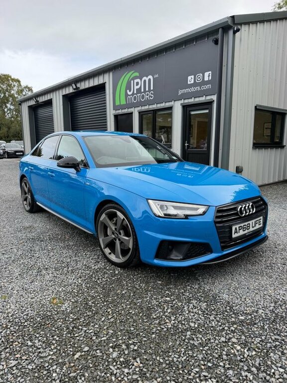 Audi A4 2019 2.0 Tdi 40 Black Edition Saloon S Blue