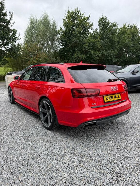 Audi A6 Avant 2015 2.0 Tdi Ultra S Line Estate S Tron Red #4