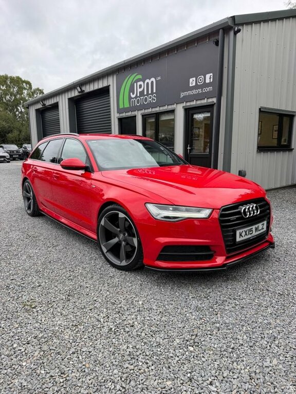Audi A6 Avant 2015 2.0 Tdi Ultra S Line Estate S Tron Red