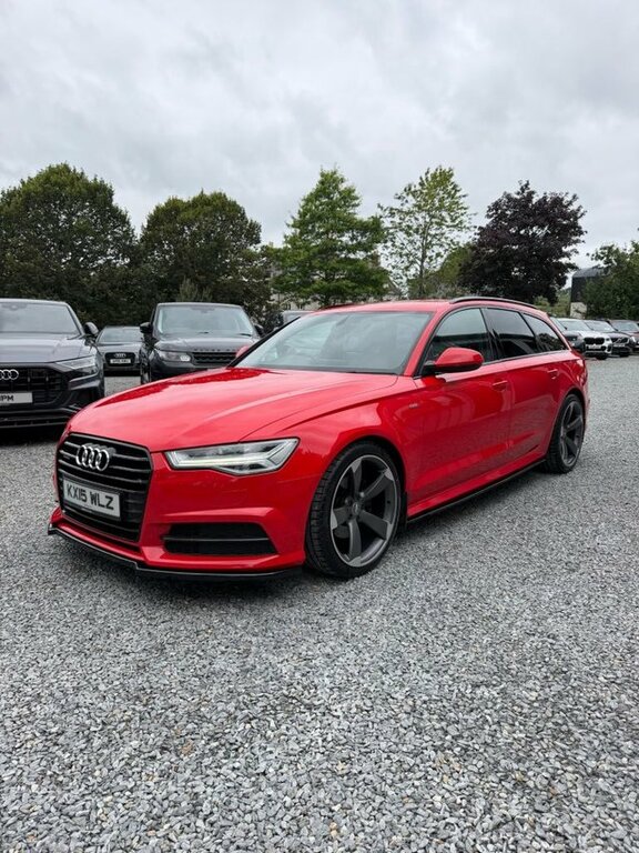 Audi A6 Avant 2015 2.0 Tdi Ultra S Line Estate S Tron Red #3