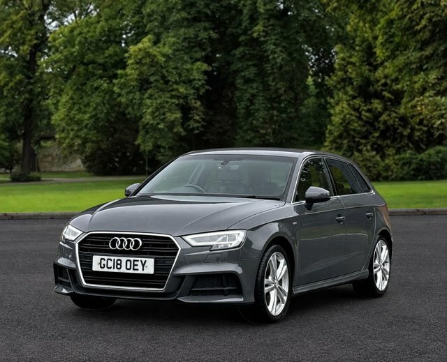 Audi A3 2018 2.0 Tfsi S Line Sportback E Grey #2