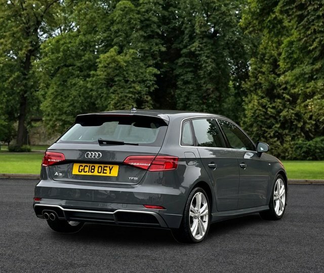 Audi A3 2018 2.0 Tfsi S Line Sportback E Grey #4