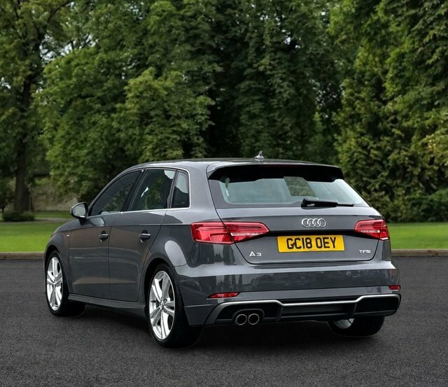 Audi A3 2018 2.0 Tfsi S Line Sportback E Grey #5
