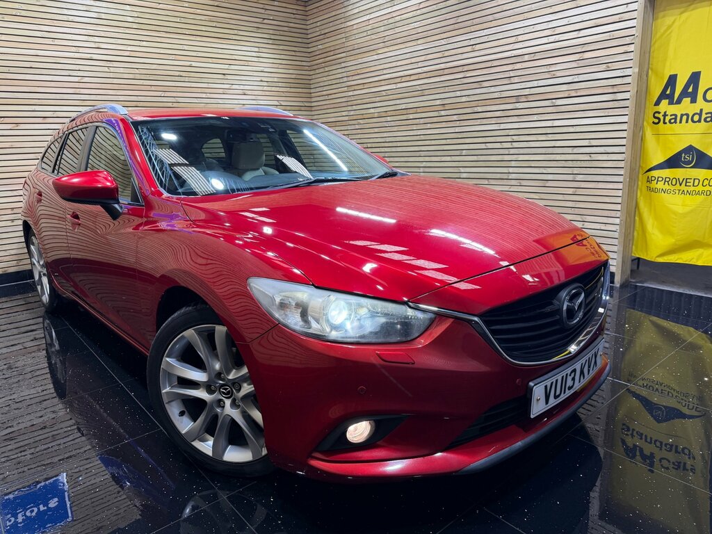 Mazda 6 2.2 Skyactiv-d Sport Nav Tourer Red #3