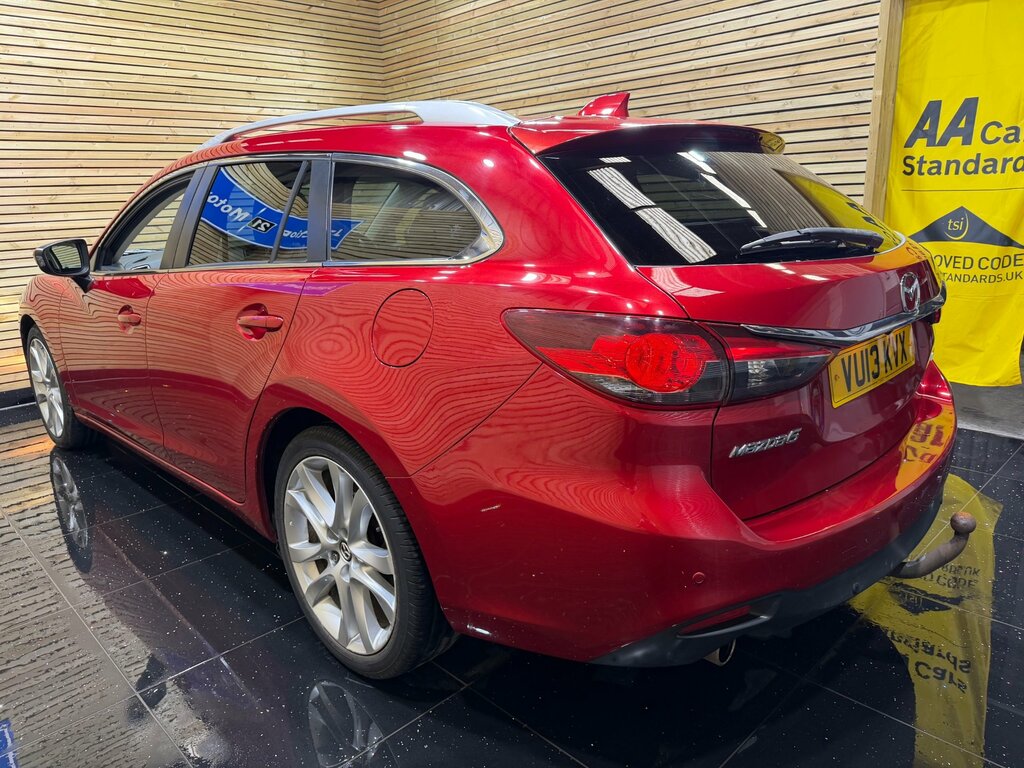 Mazda 6 2.2 Skyactiv-d Sport Nav Tourer Red #5