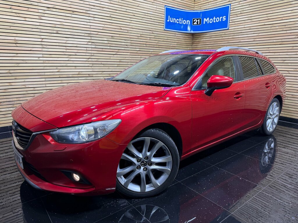 Mazda 6 2.2 Skyactiv-d Sport Nav Tourer Red