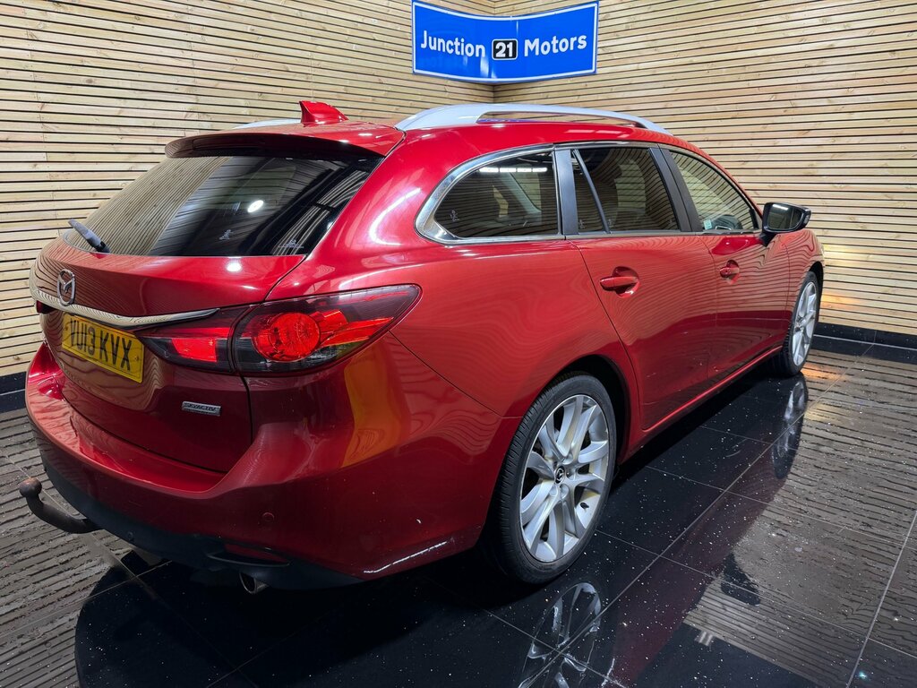 Mazda 6 2.2 Skyactiv-d Sport Nav Tourer Red #6