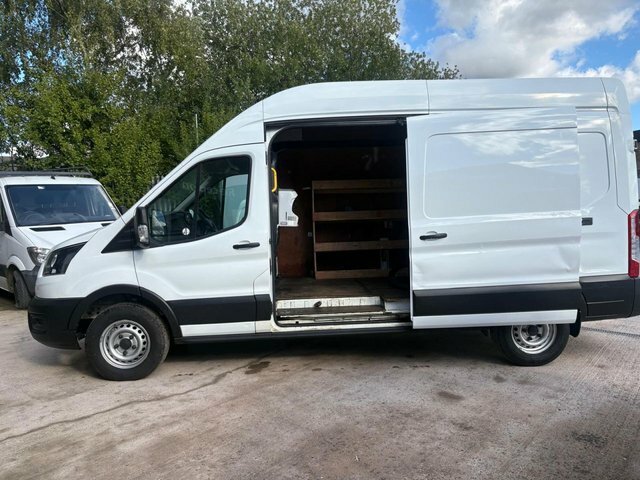 Ford Transit Custom 2.0 350 Ecoblue Leader Panel Van White #3