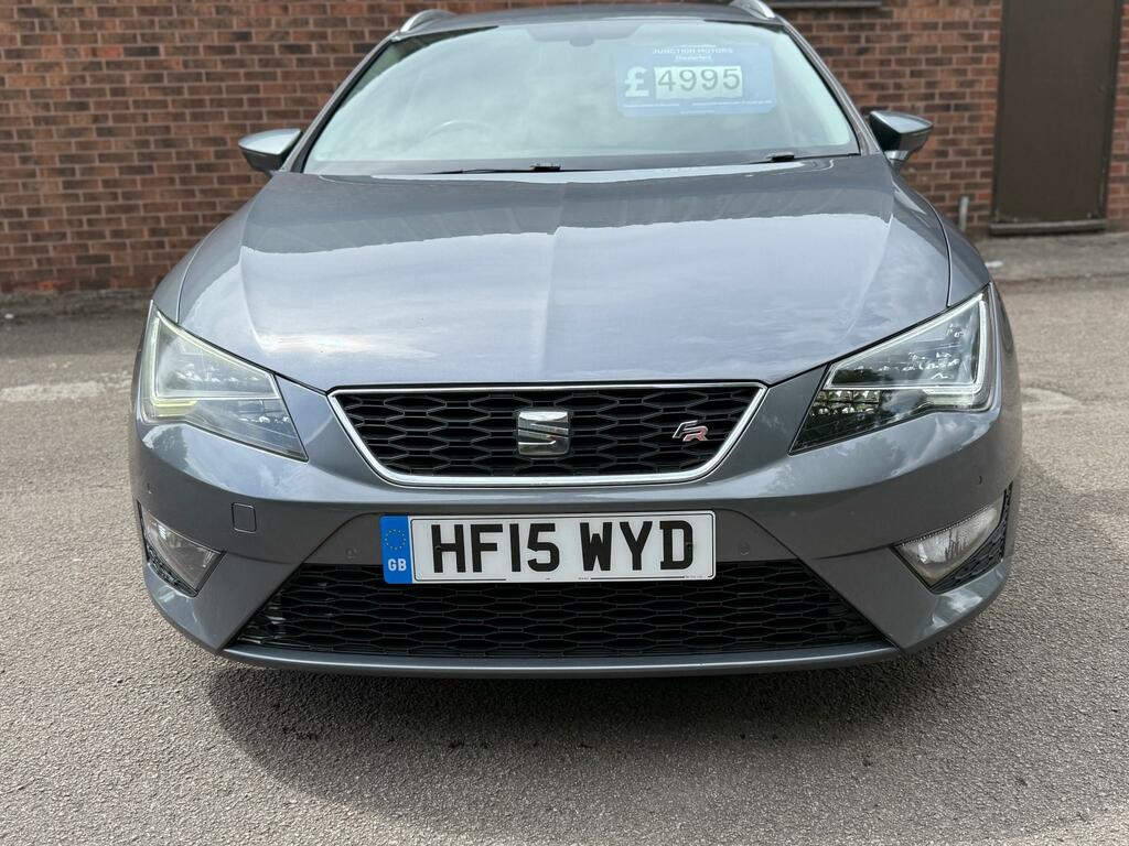 Seat Leon Hatchback 2.0 Tdi Cr Fr Sport Coupe Euro 5 Ss 3 White #9