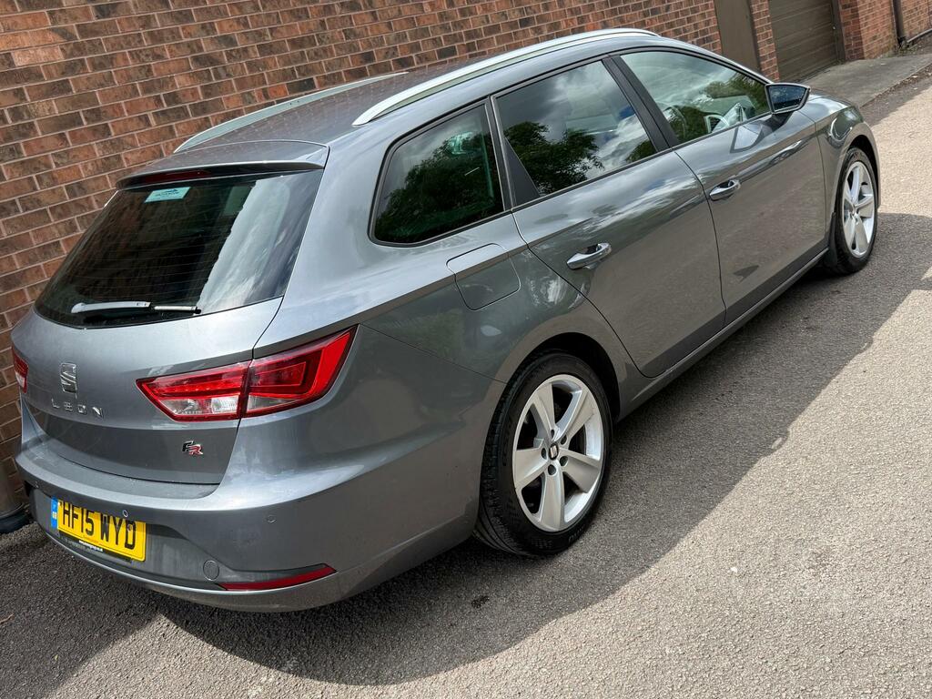 Seat Leon Hatchback 2.0 Tdi Cr Fr Sport Coupe Euro 5 Ss 3 White #2