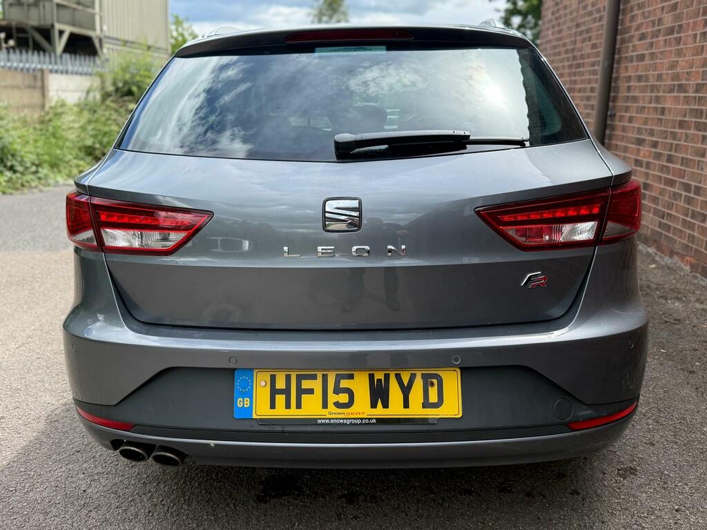 Seat Leon Hatchback 2.0 Tdi Cr Fr Sport Coupe Euro 5 Ss 3 White #14