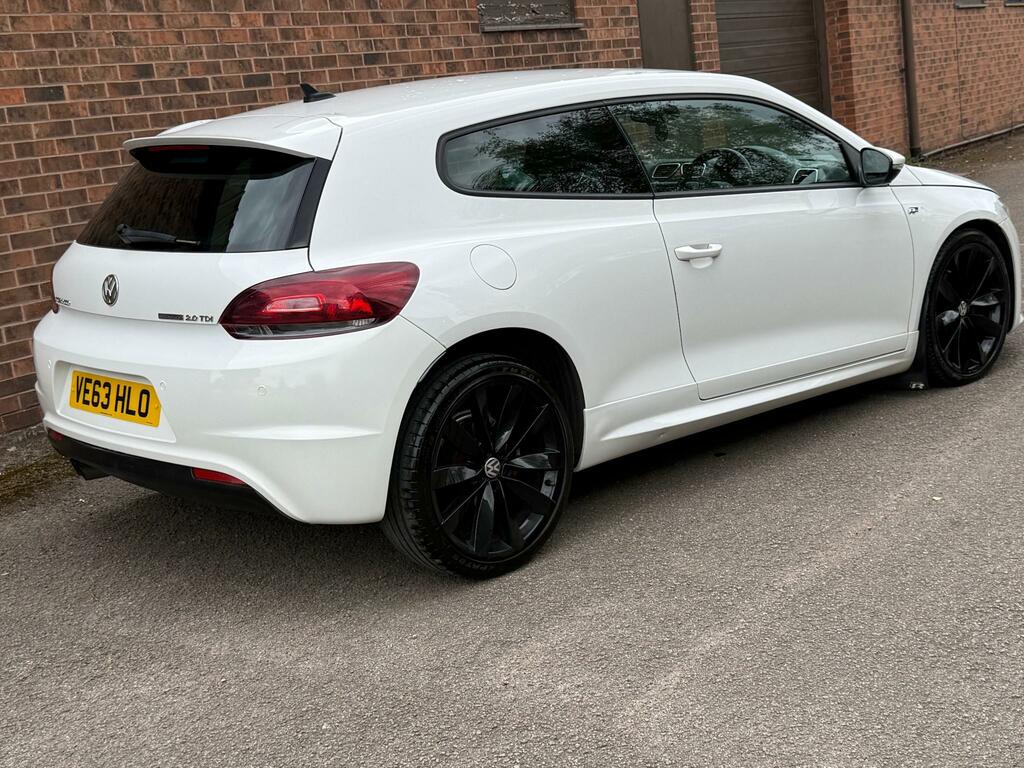 Volkswagen Scirocco R-line Bluemotion Technology Tdi White #3