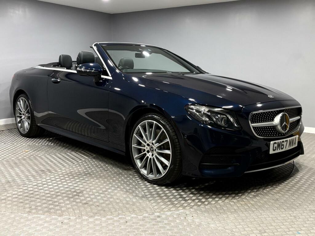 Mercedes-Benz E Class 3.0 E350d V6 Amg Line Premium Plus Cabriolet G-t Blue