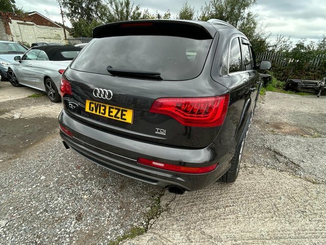 Audi Q7 3.0 Tdicd V6 S Line Plus Tiptronic Quattro Euro 6 Black #6