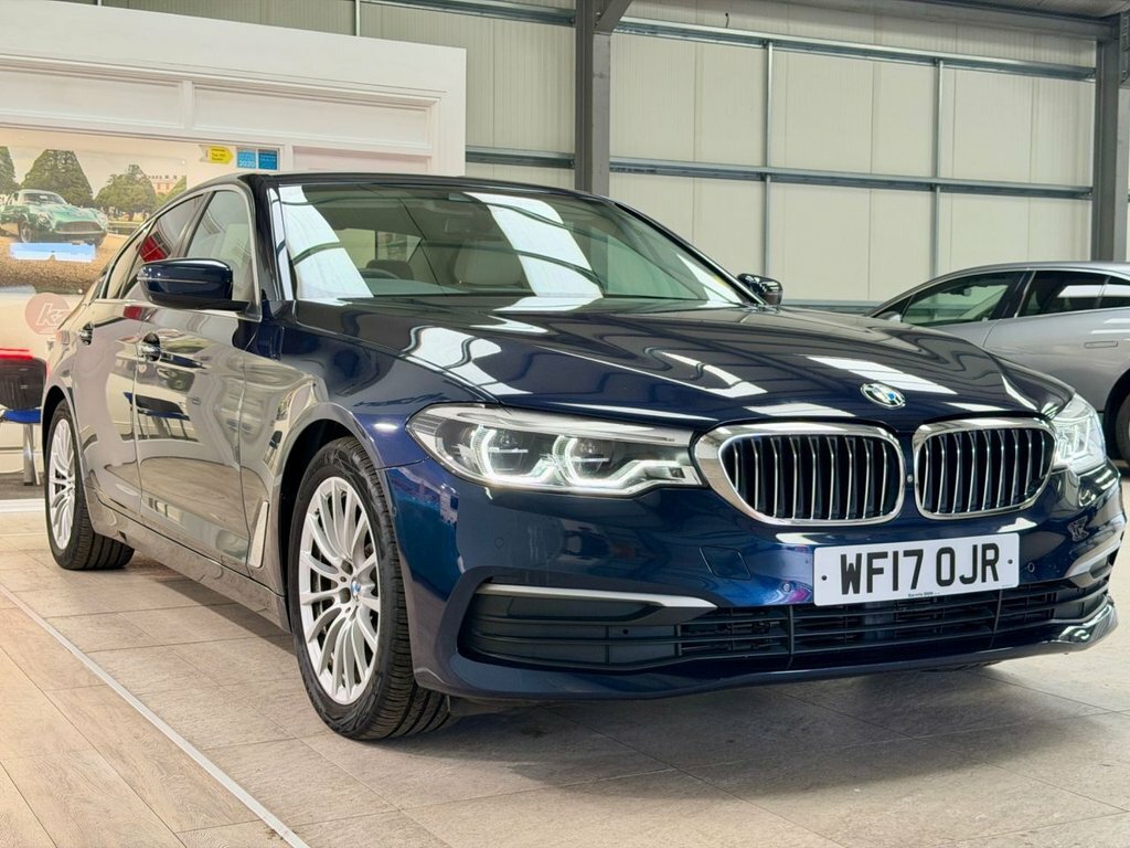 BMW 5 Series 3L Se Blue #4
