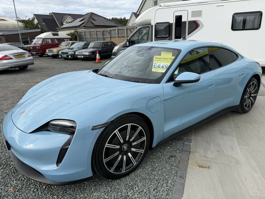 Porsche Taycan Saloon Blue #4